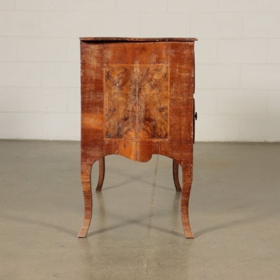 Barocchetto Style Chest of Drawers Walnut Popplar Marple 18th Century