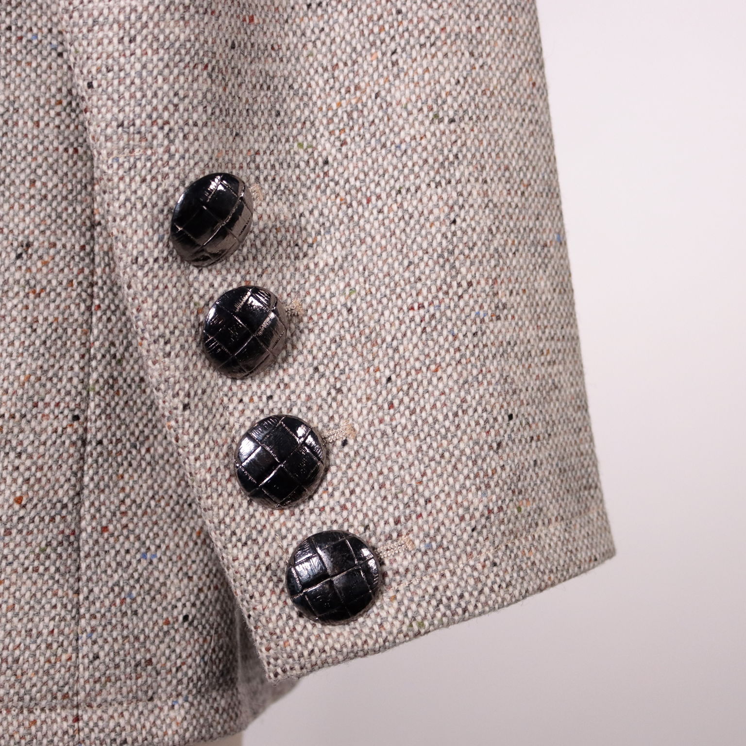 Blazer vintage YSL oversize houndstooth in marrone Abbigliamento Abbigliamento genere neutro per adulti Giacche e blazer 