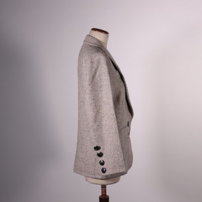 Vintage Yves Saint Laurent Tweed Jacket France 1980s