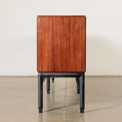 Sideboard Rosewood Veneer Laquered Wood Italy 1960s