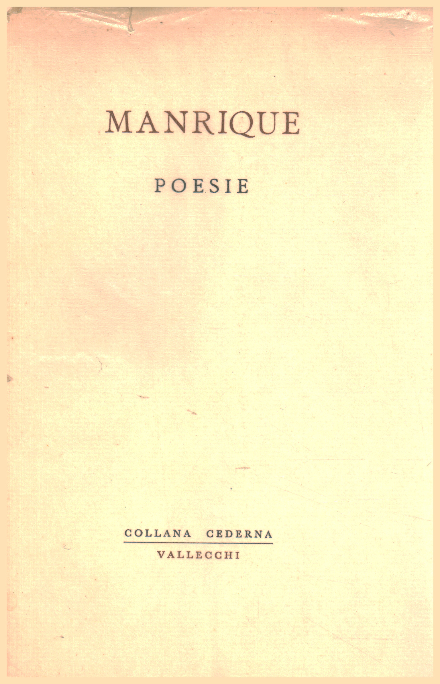 Poems, Jorge Manrique