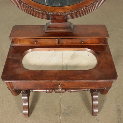 Vanity Walnut Italy 19th Century