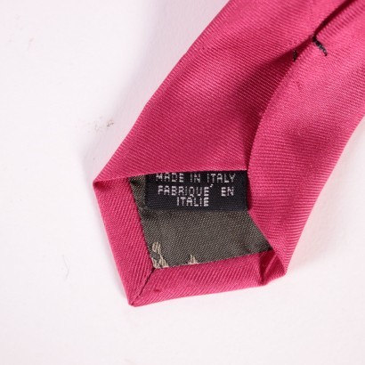 Vintage Fuchsia Iceberg Tie Italy 1980s