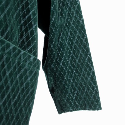 Veste Versace Vintage Vert Émeraude Taille 42 Italie Années 80-90