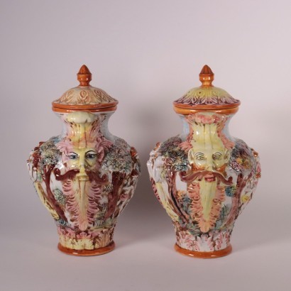 Paire de Vases Capodimonte