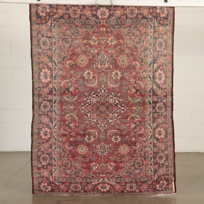 Isfahan Carpet Cotton Wool Iran 1940s 1950s