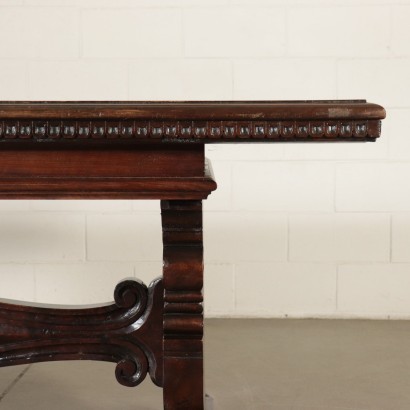 Neo-Renaissance Style Table Walnut Italy 20th Century