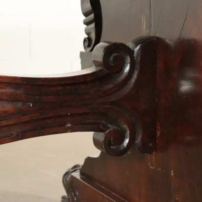 Neo-Renaissance Style Table Walnut Italy 20th Century