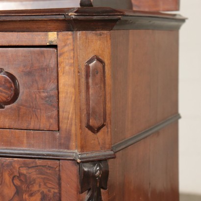 Umbertine Cupboard Walnut Italy 19th Century