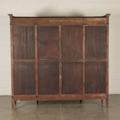 Antiquitäten, Kleiderschrank, Antiker Kleiderschrank, Antiker Kleiderschrank, Antiker italienischer Kleiderschrank, Antiker Kleiderschrank, neoklassizistischer Kleiderschrank, Kleiderschrank aus dem 19. Jahrhundert