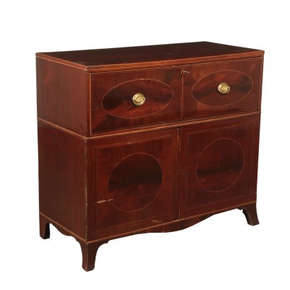 British Chest of Drawers Mahogany England 20th Century