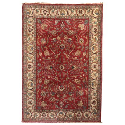 Tabriz Carpet Cotton and Wool Iran 1970s-1980s