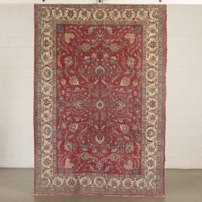 Tabriz Carpet Cotton and Wool Iran 1970s-1980s