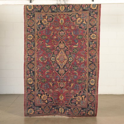 Kerman Carpet Cotton Wool Iran 1920s 1930s