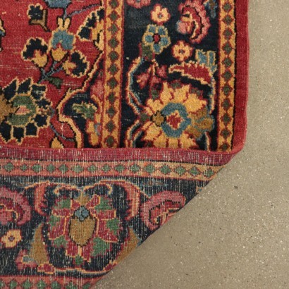 Kerman Carpet Cotton Wool Iran 1920s 1930s