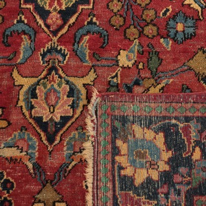 Kerman Carpet Cotton Wool Iran 1920s 1930s