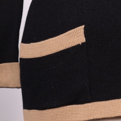 Vintage Yves Saint Laurent Sweater Wool Paris France 1970s