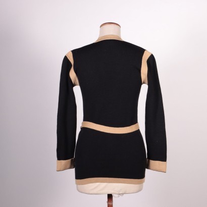 Vintage Yves Saint Laurent Sweater Wool Paris France 1970s