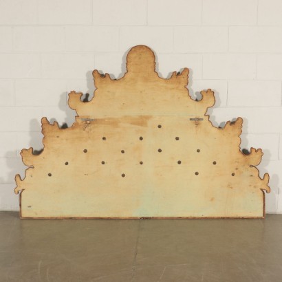 Bed Headboard Padding and Shear Plate Italy 20th Century