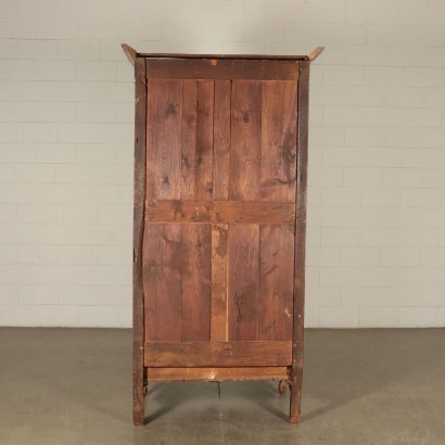 Provencal Wardrobe Cherry Elm Pine and Iron France 19th Century