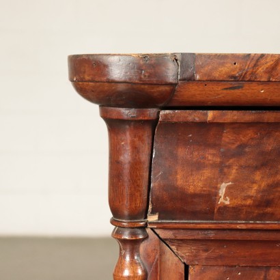 Charles X Chest of Drawers Burl Veneer Italy 19th Century