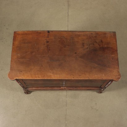 Commode Charles X Laupe De Noyer Italie 2ème Quart Du 19ème Siècle