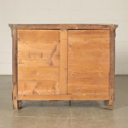 Charles X Chest of Drawers Burl Veneer Italy 19th Century