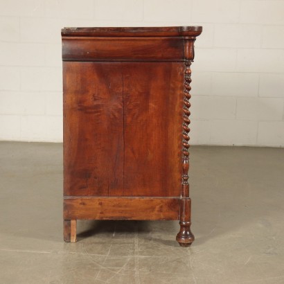 Commode Charles X Laupe De Noyer Italie 2ème Quart Du 19ème Siècle