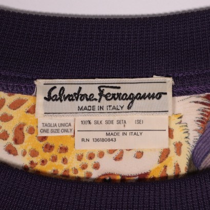 Maglia In Pura Seta Ferragamo