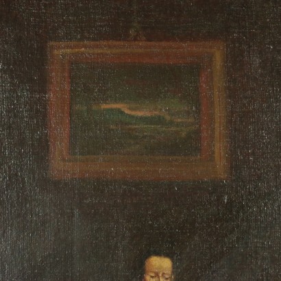 Scope Of Pietro Longhi Oil On Canvas Second Half '700