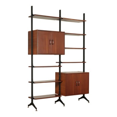 moderne Antiquitäten, moderne Design-Antiquitäten, Bücherregal, modernes antikes Bücherregal, modernes antikes Bücherregal, italienisches Bücherregal, Vintage-Bücherregal, 60er Jahre Bücherregal, 60er Design Bücherregal