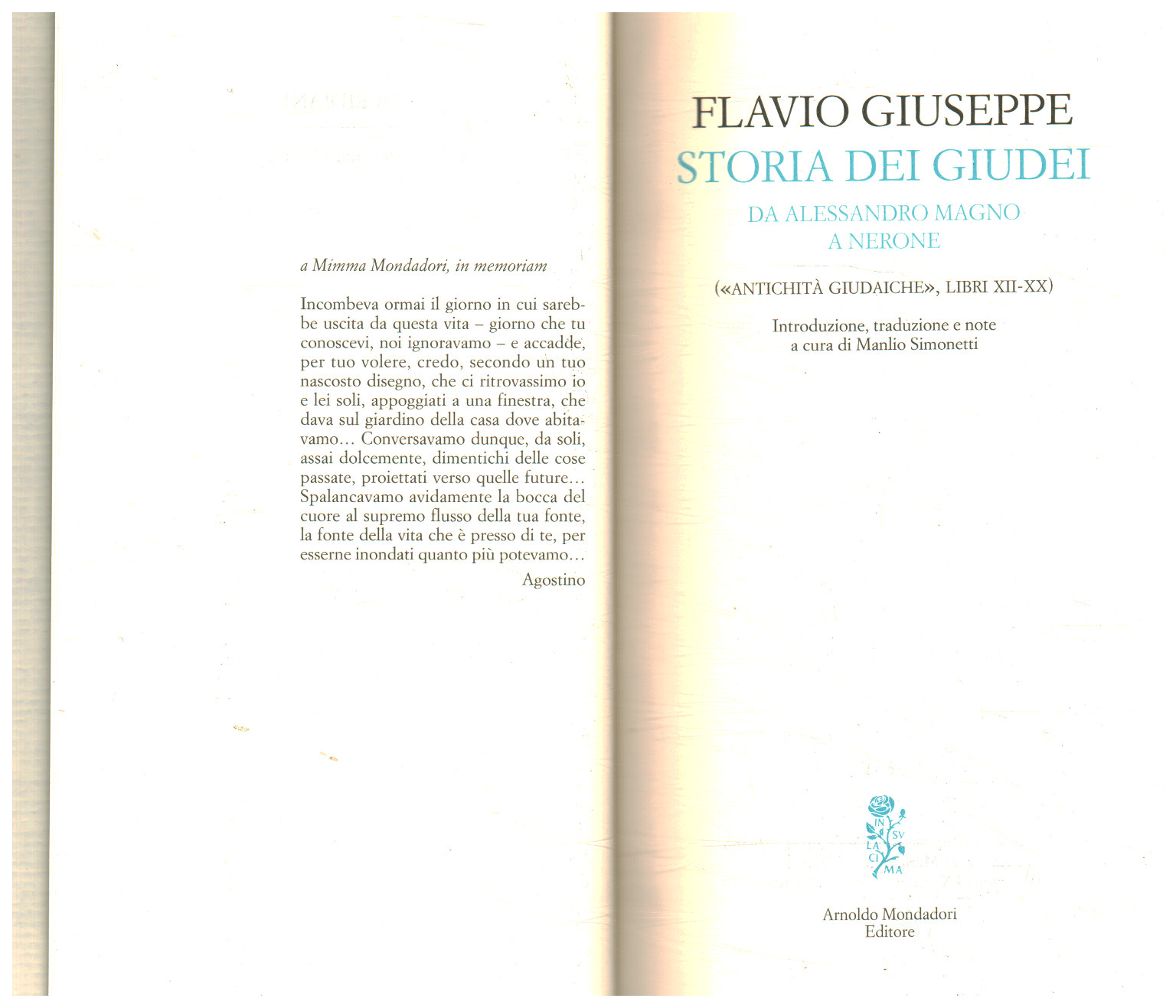 Storia dei Giudei. Da Alessandro Magno a Nerone, Flavio Giuseppe