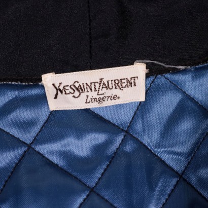 Yves Saint Laurent Jacket Quilted Velvet Paris France 1970s 1980s