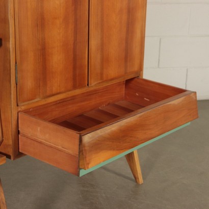 Piece of Furniture Mahogany Veneer Formica Italy 1950s-1960s