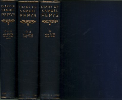 The diary of Samuel Pepys (3 Volumi)