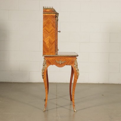 Bonheur de Jour Brazilian Rosewood Bronze Italy 20th Century