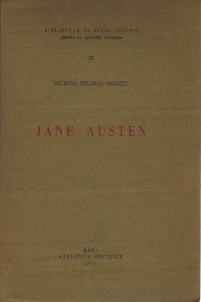 Jane Austen, Patrizia Bellman Nerozzi