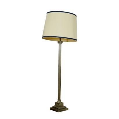 Floor Lamp Silver-Plated Brass Italy