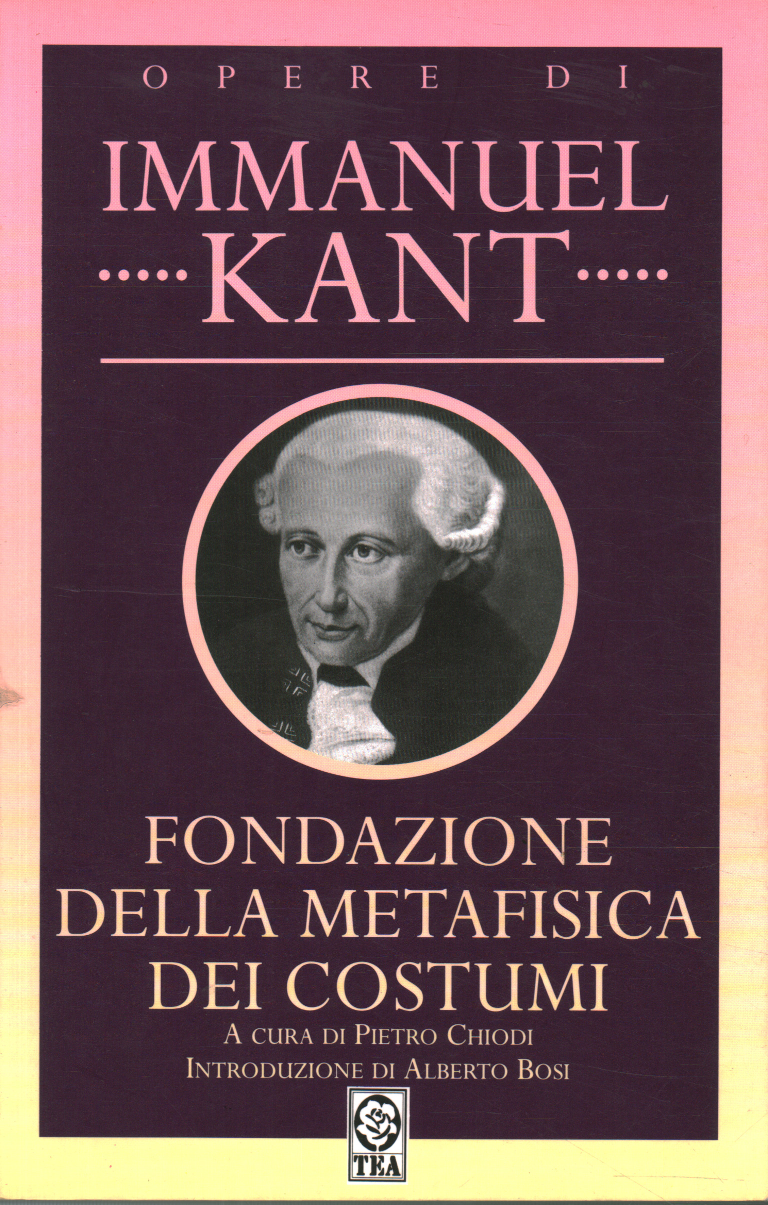 Fondation de la métaphysique des costumes, Immanuel Kant