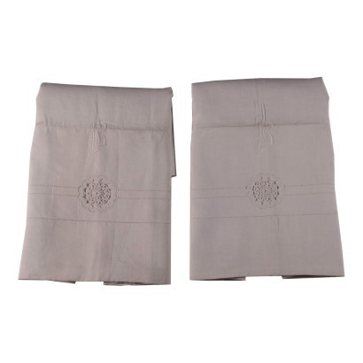 Couple des Draps Avec Inserts Aux Fuseaux