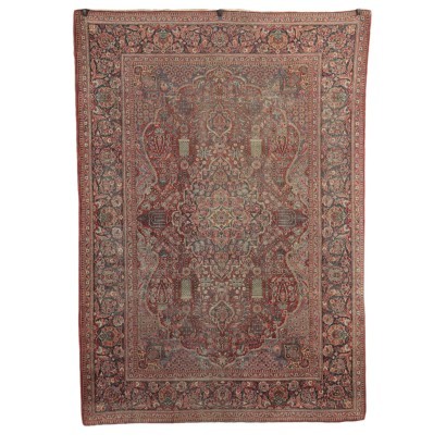 Kashan Carpet Cotton and Wool Iran 1920s-1930s