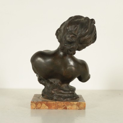 Female Bust Bronze Italy 20th Century