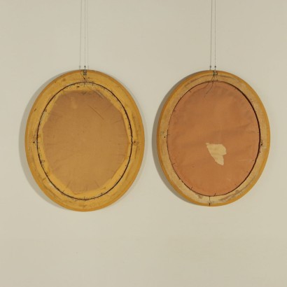 Pair of Oval Frames Italy 19th Century