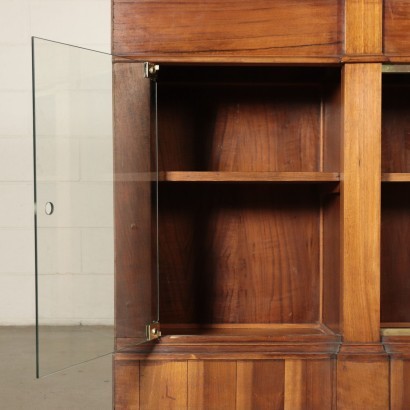 Umbertine Shop Counter Walnut and Glass Italy 19th Century