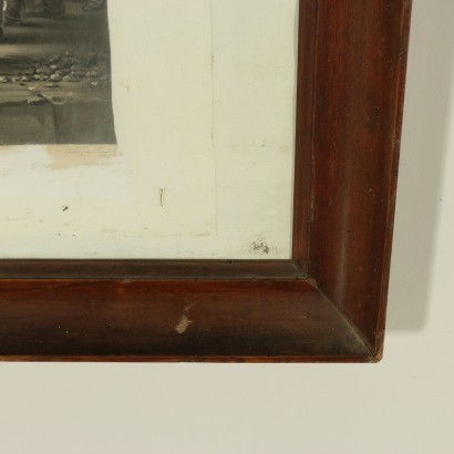 Empire Frame Mahogany Italy 19th Century