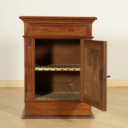 Bedside Table Walnut Italy 18th Century