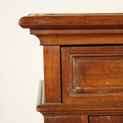 Bedside Table Walnut Italy 18th Century