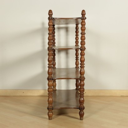 Walnut Shelving Unit Italy 19th Century