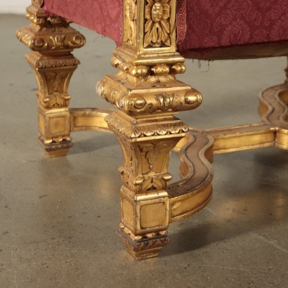 Pair of Neo-Classical Revival Benches Italy 19th Century