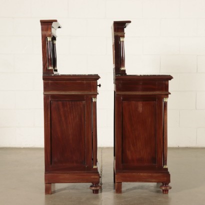 Pair of Empire Style Bedside Tables